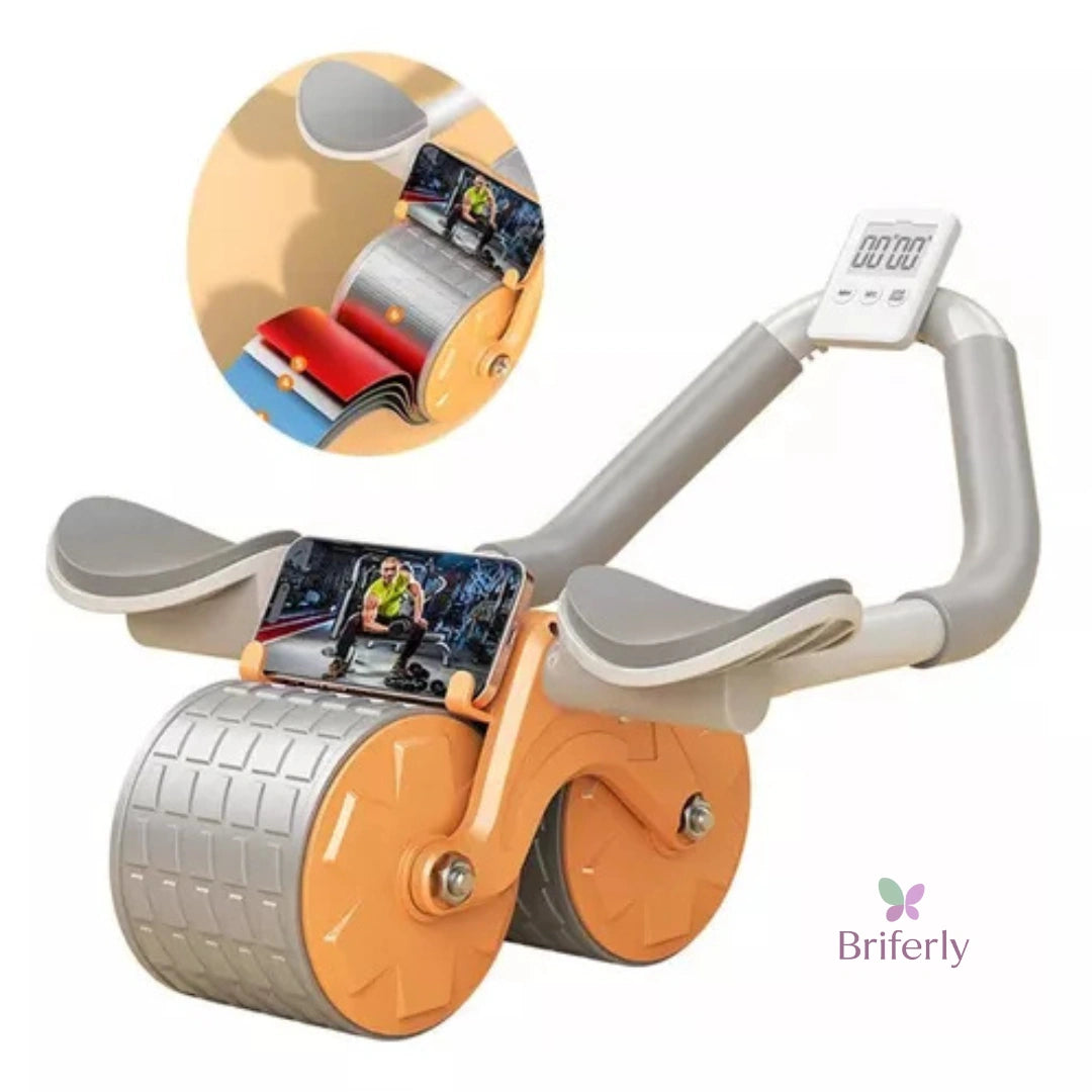 Tu Gimnasio en Casa: Rodillo Abdominal con Soporte Automático, Ejercicios Seguros y Efectivos desde Casa