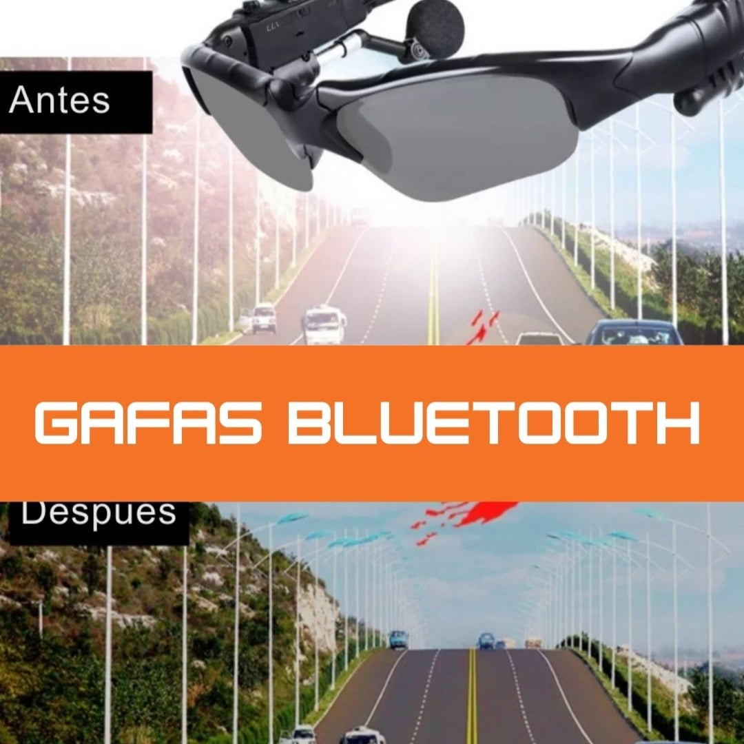 No pares de moverte! Gafas Bluetooth Polarizadas 4 en 1 Ultimas Unidades