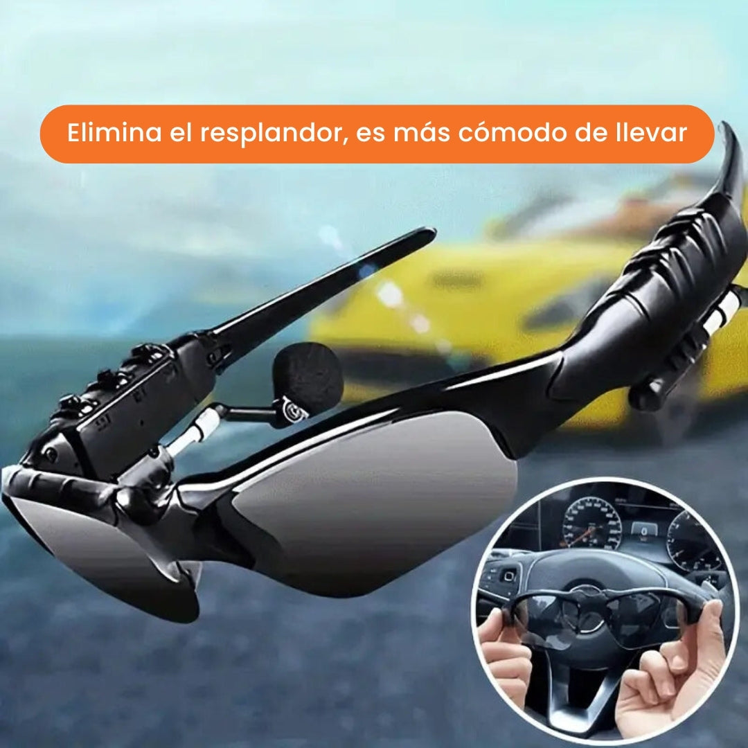 No pares de moverte! Gafas Bluetooth Polarizadas 4 en 1 Ultimas Unidades