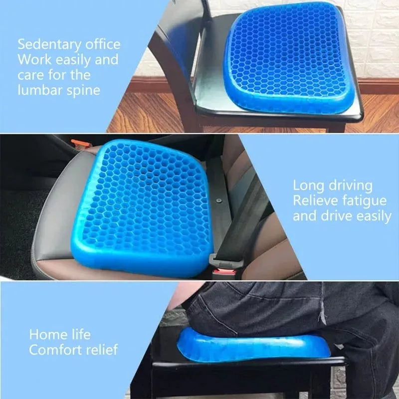 ¡Dile adiós al dolor! Cojín de Gel Ergonómico con frescura todo el día, Pocas Unidades ✅