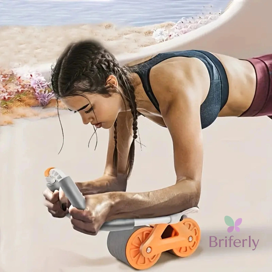 Tu Gimnasio en Casa: Rodillo Abdominal con Soporte Automático, Ejercicios Seguros y Efectivos desde Casa