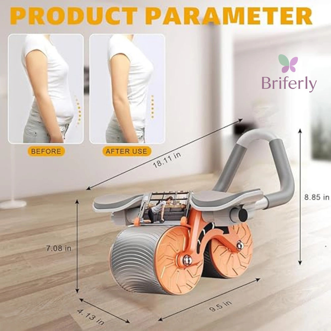 Tu Gimnasio en Casa: Rodillo Abdominal con Soporte Automático, Ejercicios Seguros y Efectivos desde Casa