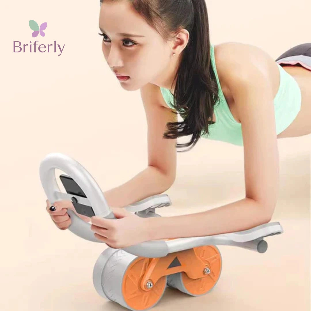 Tu Gimnasio en Casa: Rodillo Abdominal con Soporte Automático, Ejercicios Seguros y Efectivos desde Casa