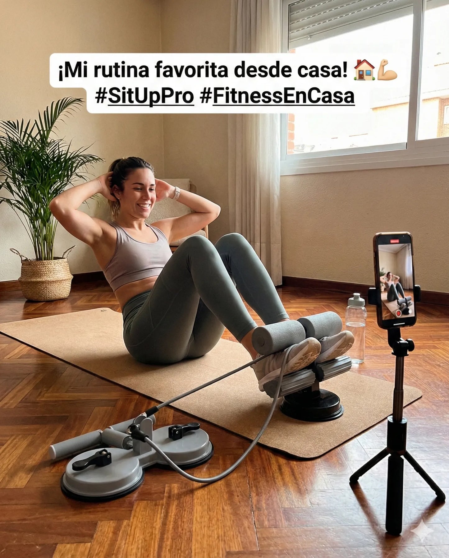 Elimina esos rollitos, define tu figura y no pierdas tiempo en el gym. SitUpPro™, resultado desde la primera semana 🏠  Hoy 40% OFF
