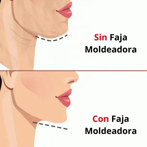 Tu mejor foto sin filtros: elimina papada y redefine tu perfil con la faja  FaceLiftPro número 1 en ventas