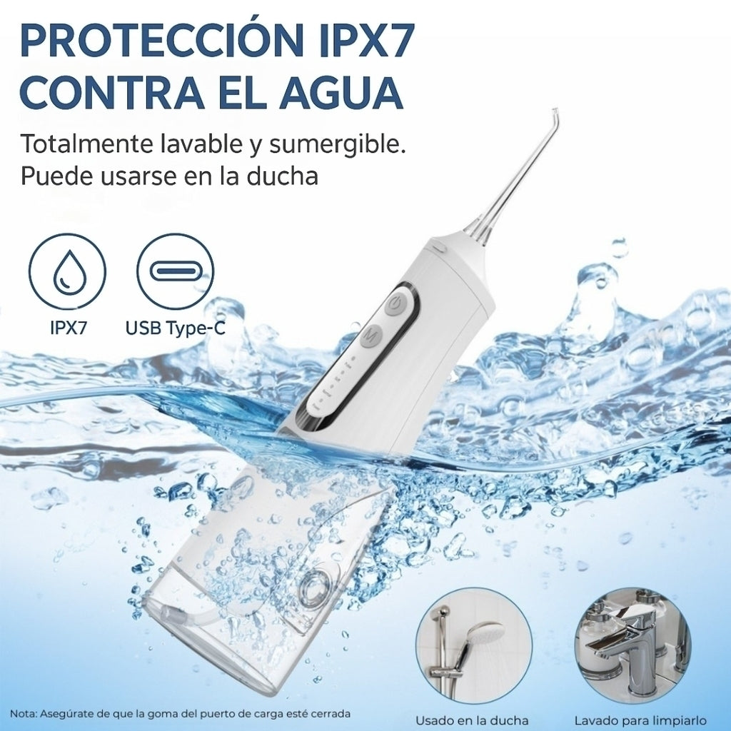 Cansado del sarro y la placa que ni el cepillo elimina, Descubre HydroClean Pro, la limpieza profunda que deja tu boca fresca en segundos.
