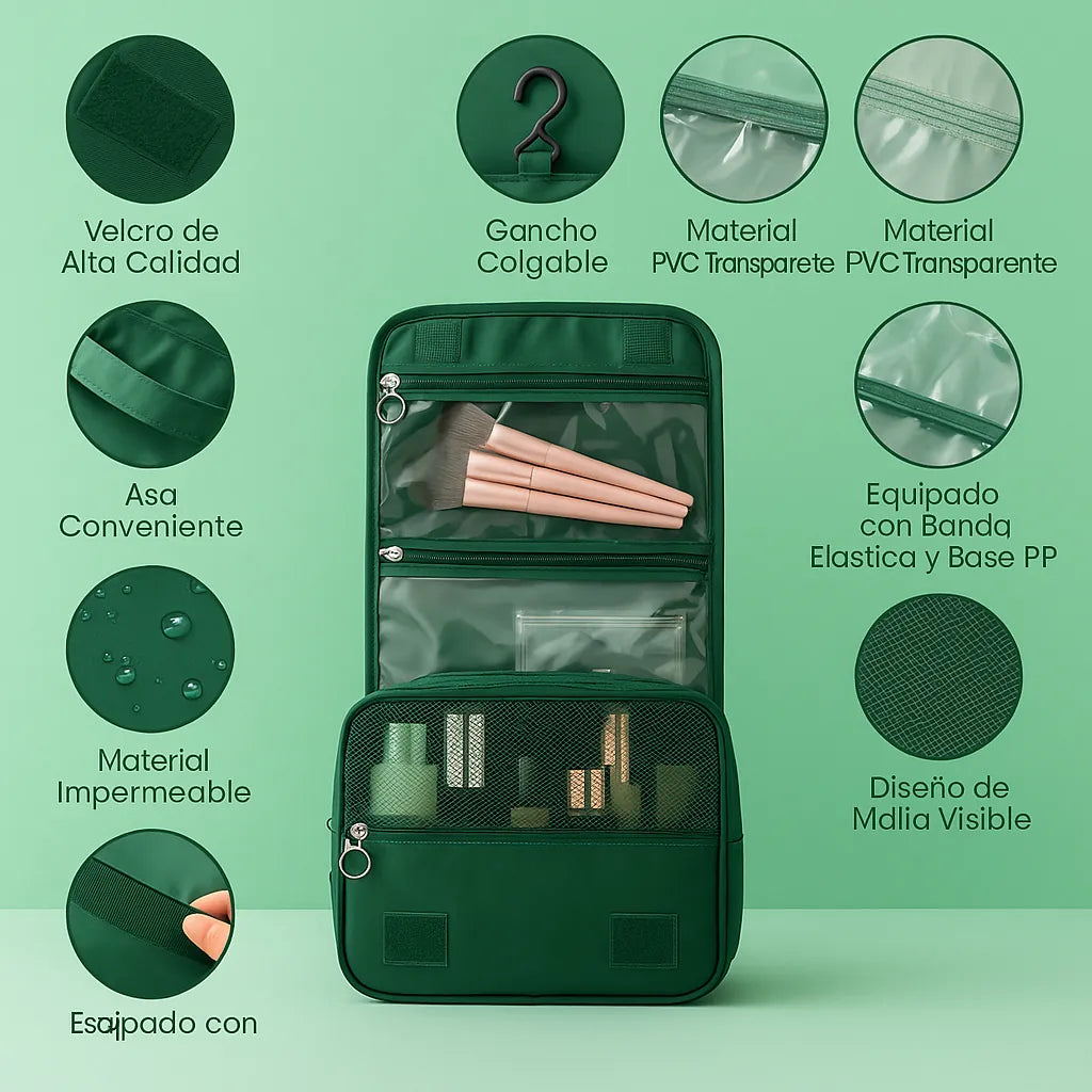 TravelHang™ Ultra 🧳✨ Tu Neceser Premium que Convierte el Desorden en Organización Profesional